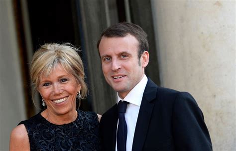 emmanuel macron et brigitte mariage|Emmanuel Macron et Brigitte Trogneux : les images。